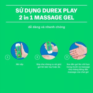 Gel Bôi Trơn Durex Play Massage 2 in 1 Chính Hãng 200ml