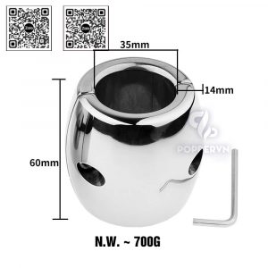 Tạ Đeo Tinh Hoàn inox 60mm 700g