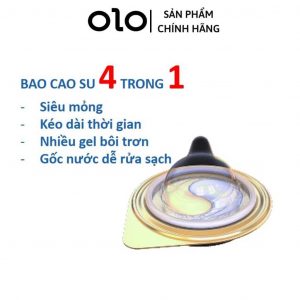 Bao Cao Su Siêu Mỏng Olo 0.01mm tăng gấp đôi lượng gel