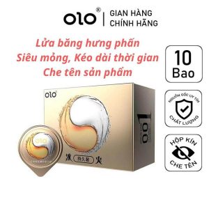 Bao Cao Su Siêu Mỏng Olo 0.01mm tăng gấp đôi lượng gel