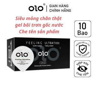Bao Cao Su Siêu Mỏng Olo 0.01mm tăng gấp đôi lượng gel