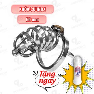 Combo khóa cu inox và ống thông tiểu sounding tặng kèm gel tinh trùng