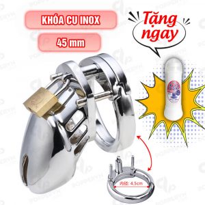 Khóa Dương Vật Inox Loại Ngắn Size 45mm