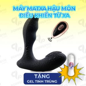 Plug massage hậu môn điều khiển remote tặng gel tinh trùng